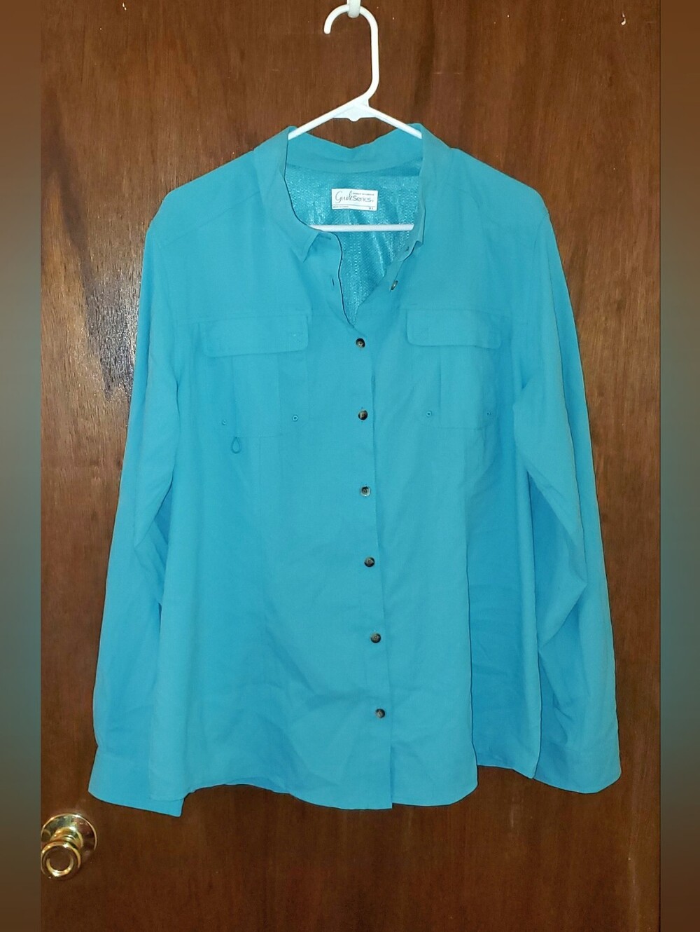 Gander Mountain Guide Seried Vented Button Down Shirt Sz Xl
